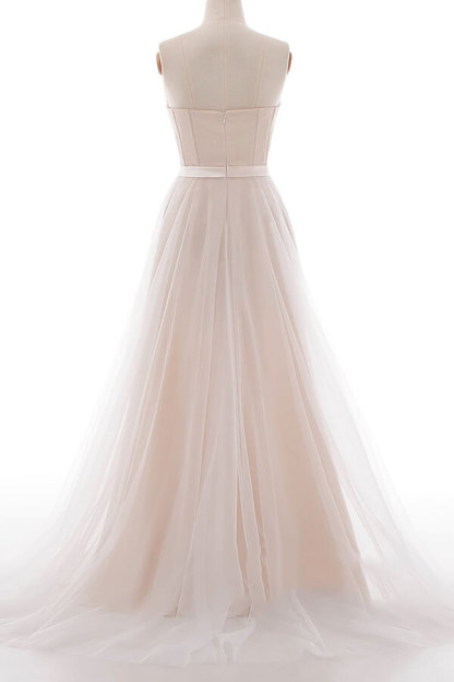 Elegante Brautkleider A linie | Hochzeitskleider Spitze Bodenlang