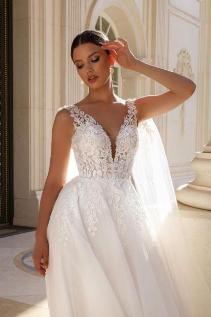 Boho Brautkleider A Linie Mit Spitze Standesamt Hochzeitskleider Günstig-babyonlinedressde