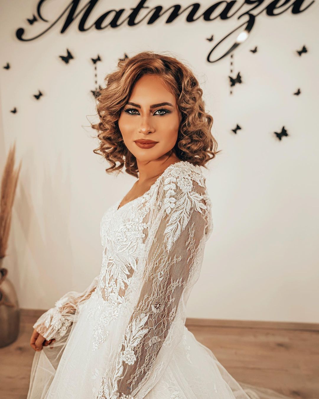 Designer Hochzeitskleider Spitze | Boho Brautkleider mit Ärmel-babyonlinedressde