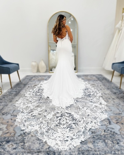 Günstige Hochzeitskleider mit Spitze Brautkleider Meerjungfrau Stil