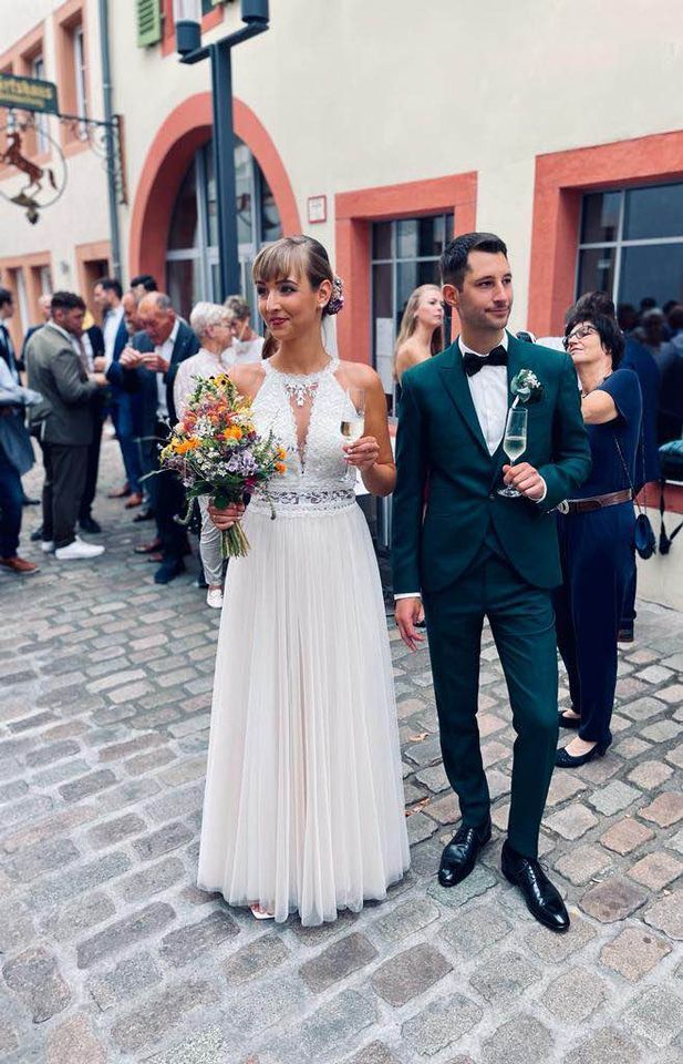 Schöne Hochzeitskleider Spitze | Brautkleid A Linie