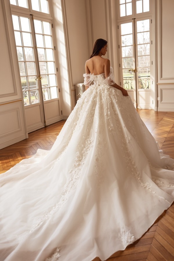 Schöne A Linie Hochzeitskleider Creme Brautkleider Glitzer mit Spitze