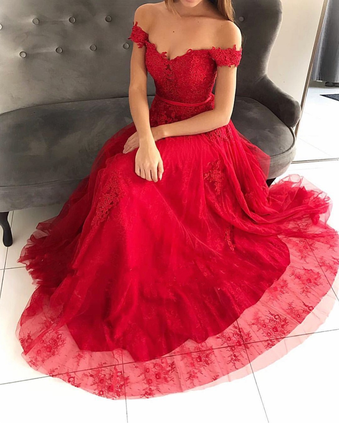 Rote Abendkleider Lang Günstig | Elegante Abendmoden Mit Spitze