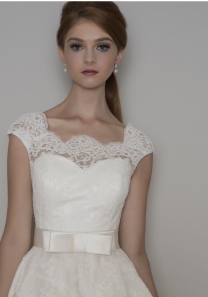 Modern Brautkleider Kurz | A Linie Hochzeitskleider Mit Spitze