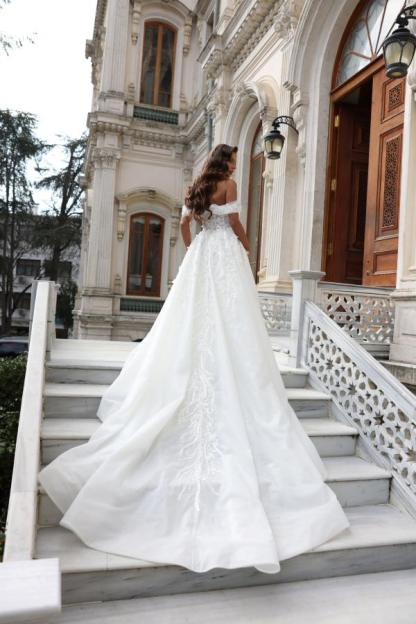 Chic Brautkleider A Linie Spitze | Hochzeitskleider mit Glitzer