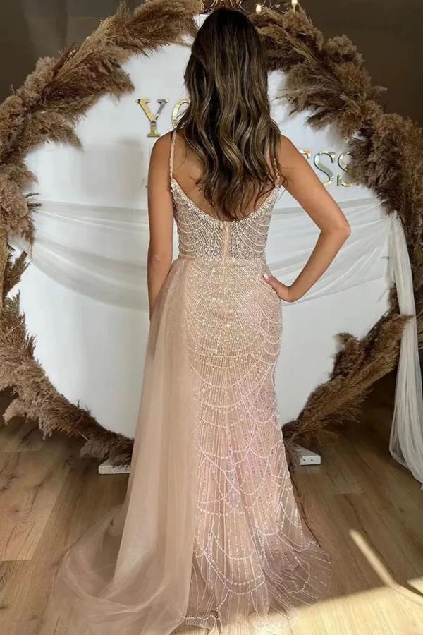 Festliche Kleider Lang Günsig Spitze Abendkleider Ballkleider Mit Glitzer-babyonlinedressde