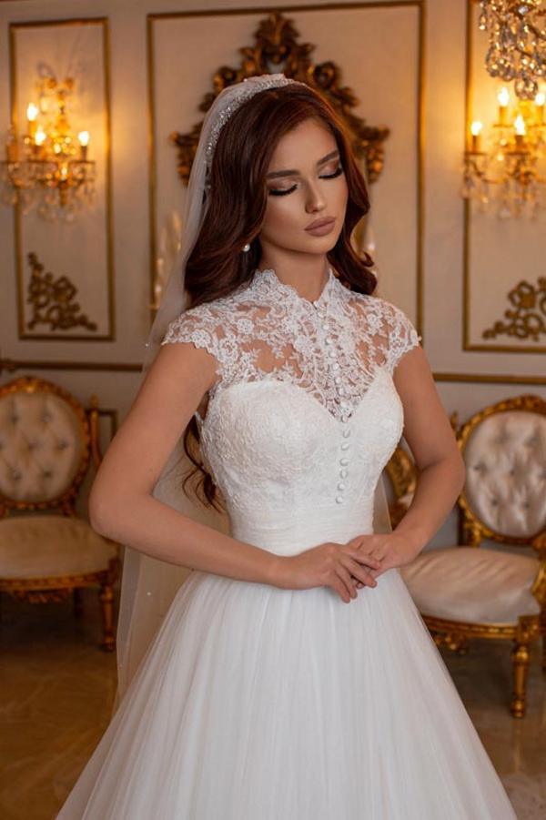 Modern Hochzeitskleider A Linie | Brautkleider mit Spitze