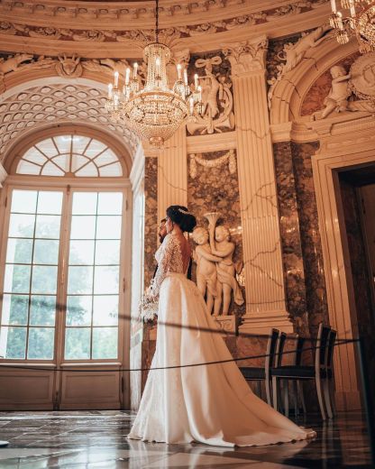 Luxus Brautkleider A Linie Spitze | Hochzeitskleider Mit Ärmel-babyonlinedressde