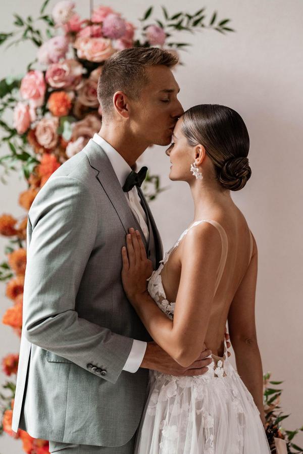 Schlichte Hochzeitskleider Etuikleider | Brautkleider mit Spitze-babyonlinedressde