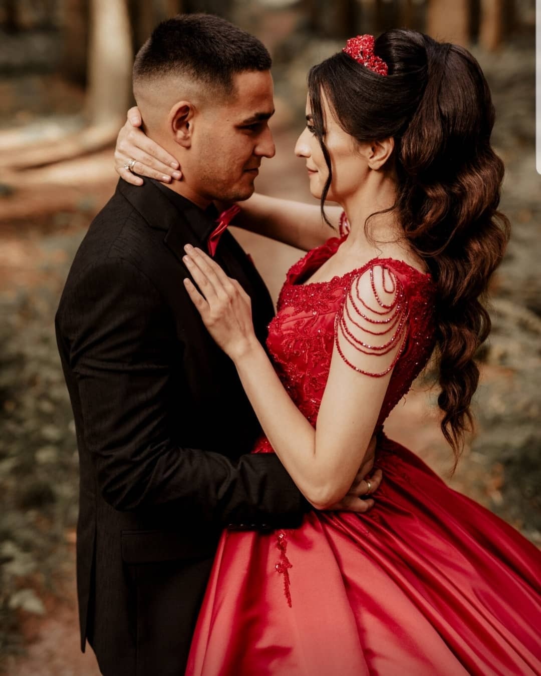 Rote Brautkleider A Linie | Hochzeitskleider Mit Spitze