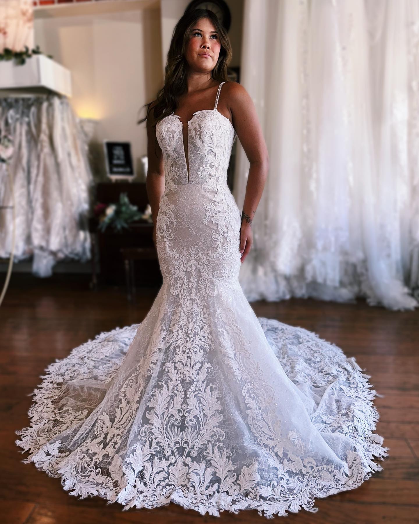 Schöne Hochzeitskleider Meerjungfrau | Brautkleider mit Spitze-babyonlinedressde