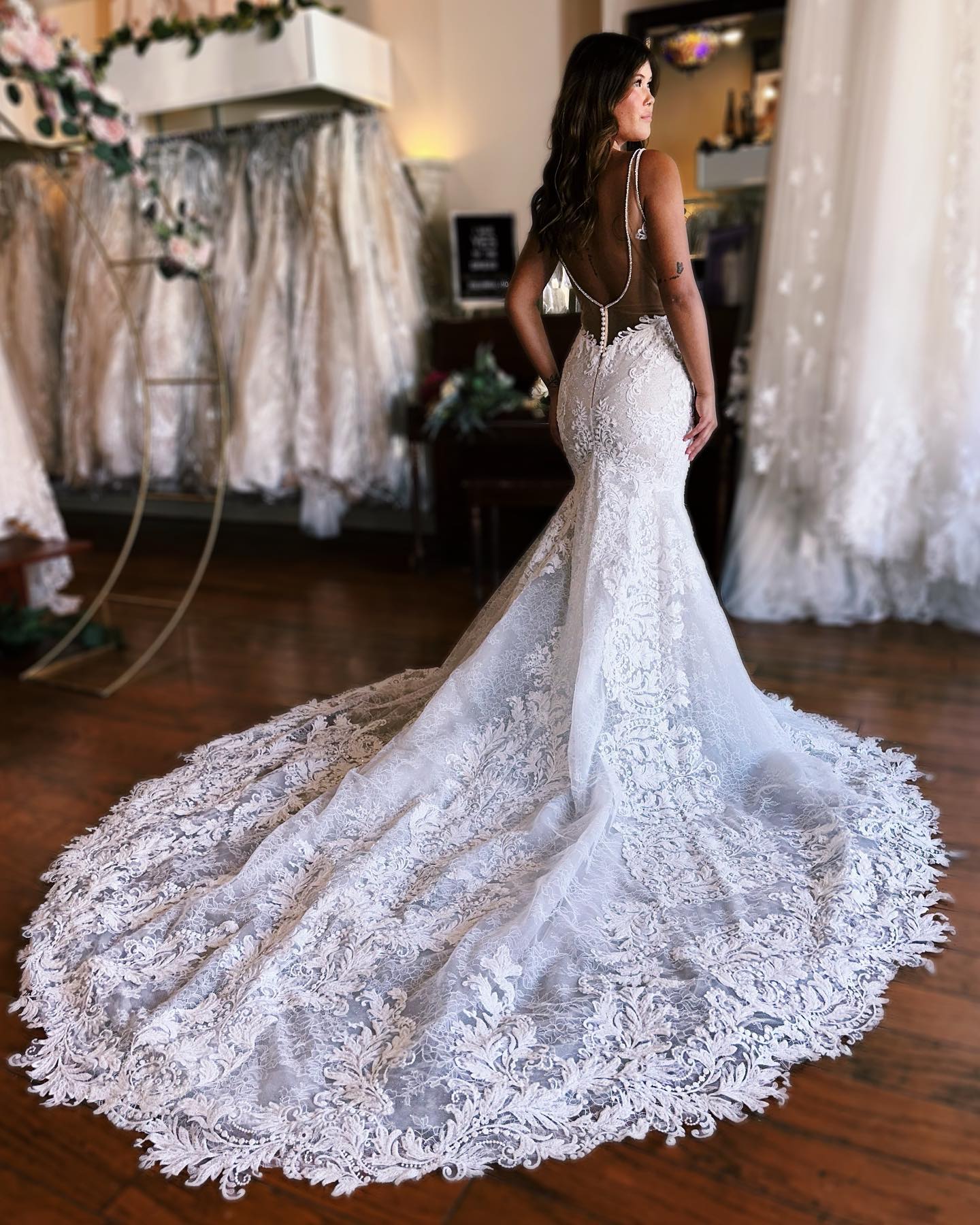 Schöne Hochzeitskleider Meerjungfrau | Brautkleider mit Spitze-babyonlinedressde