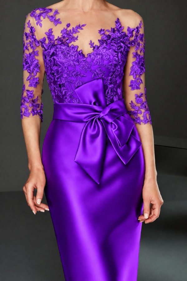 Schöne Brautmutterkleider Kurz mit Spitze | Elegante Kleider für Brautmutter