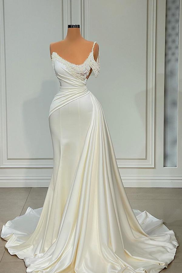 Sexy Abendkleid Lang Günstig | Weiße Abiballkleider Abendmoden Online-babyonlinedressde