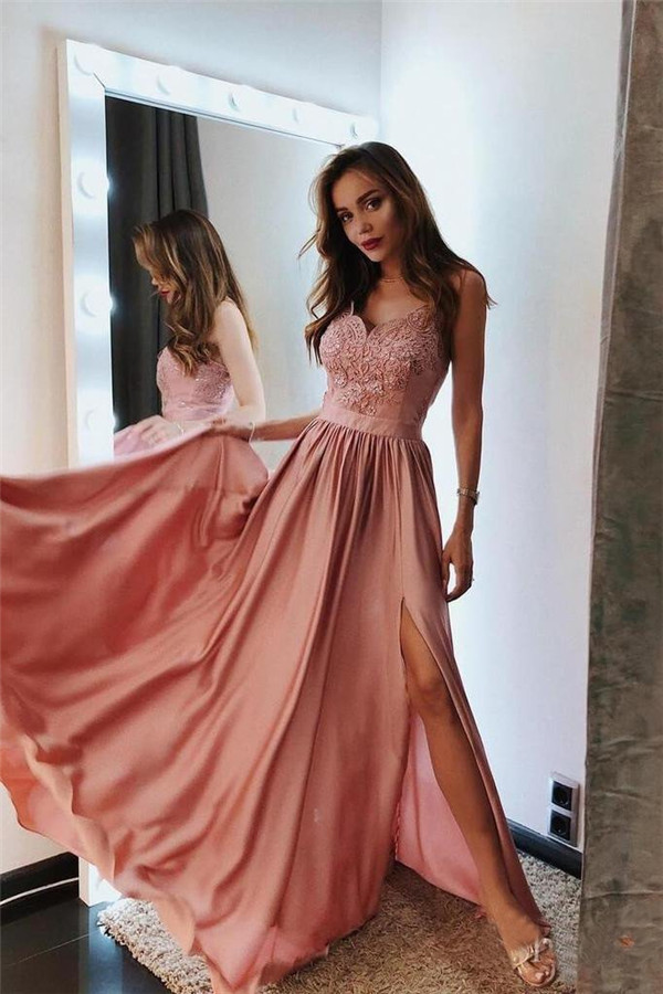 Fashion Abendkleider Lang Günstig | Abiballkleider Mit Spitze