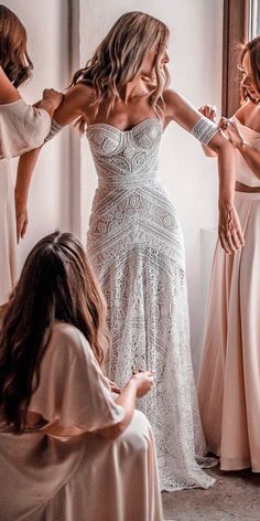 Designer Brautkleider Meerjungfrau | Spitze Hochzeitskleid Günstig Online