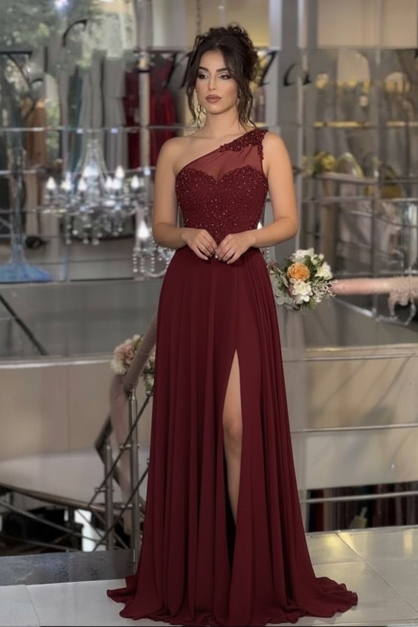 Designer Abendkleider Lang Himmel Blau Ballkleider Günstig Online