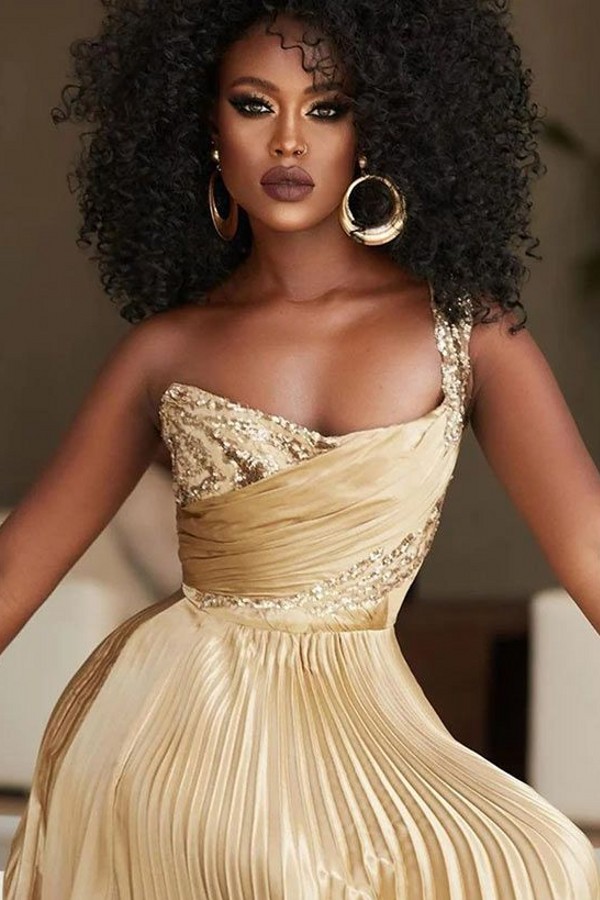 Golden Ballkleider Lang Glitzer Abendkleider Abendmoden Günstig