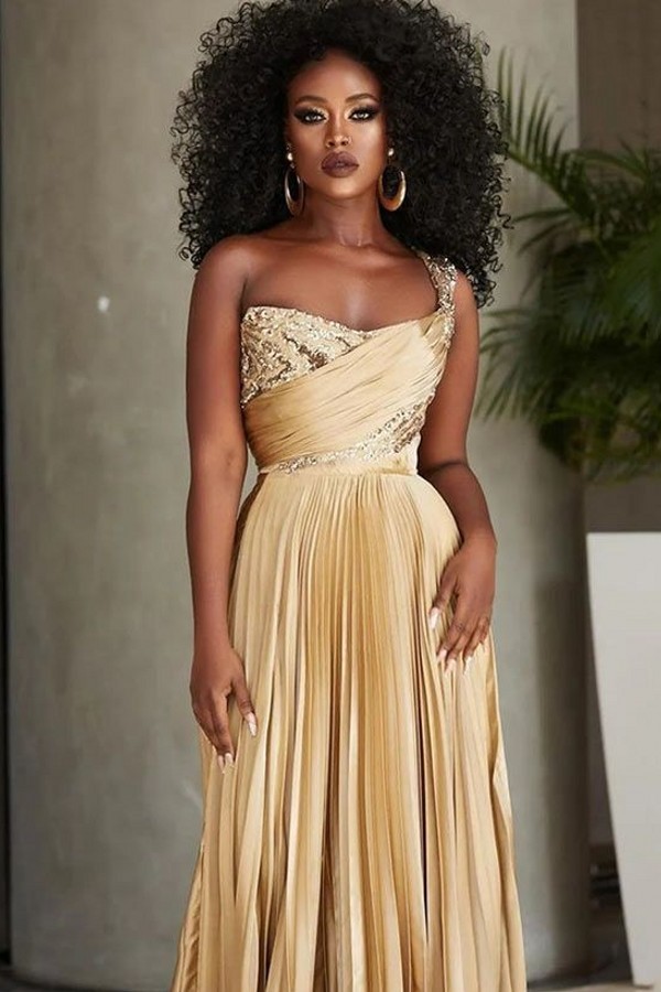 Golden Ballkleider Lang Glitzer Abendkleider Abendmoden Günstig