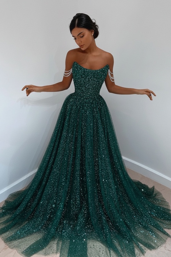 Elegantes Abendkleid Hellerblau | Abendkleider Lang Günstig