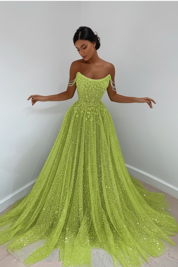 Elegantes Abendkleid Hellerblau | Abendkleider Lang Günstig