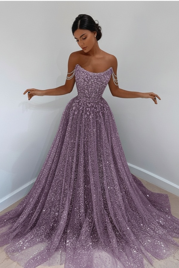 Elegantes Abendkleid Hellerblau | Abendkleider Lang Günstig
