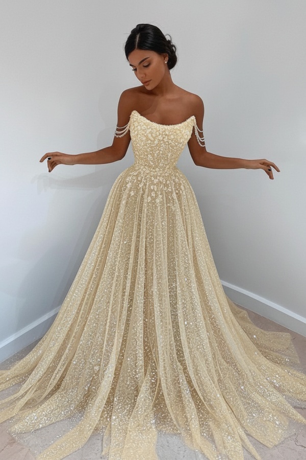 Elegantes Abendkleid Hellerblau | Abendkleider Lang Günstig