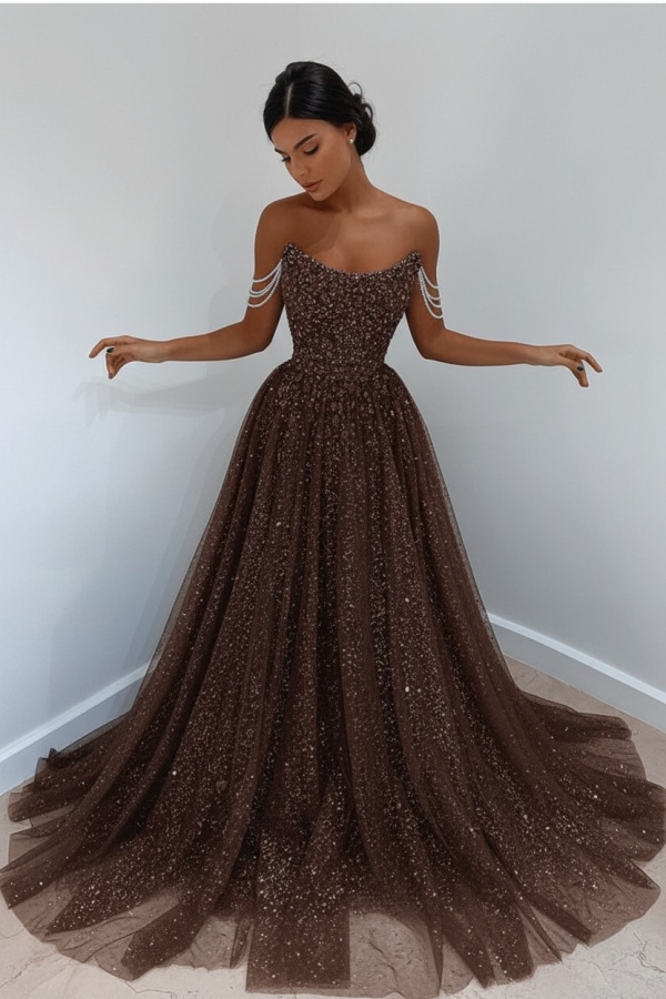 Elegantes Abendkleid Hellerblau | Abendkleider Lang Günstig