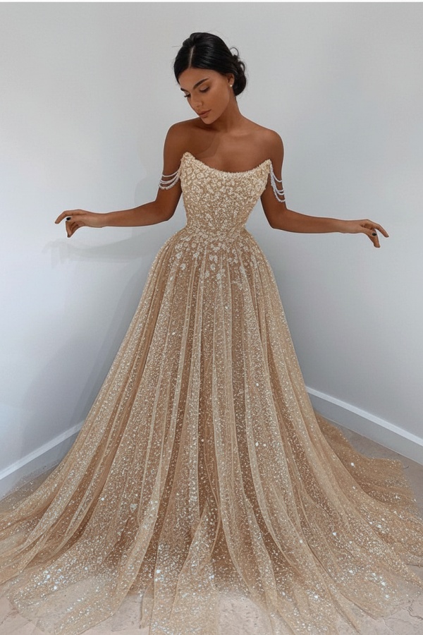 Elegantes Abendkleid Hellerblau | Abendkleider Lang Günstig