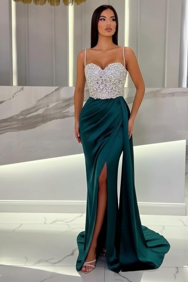 Schöne Abendkleider Mit Glitzer | Blaue Abiballkleider Lang Günstig