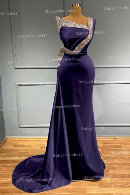 Blue Evening Dress Long Cheap | Prom Dresses with Glitter
