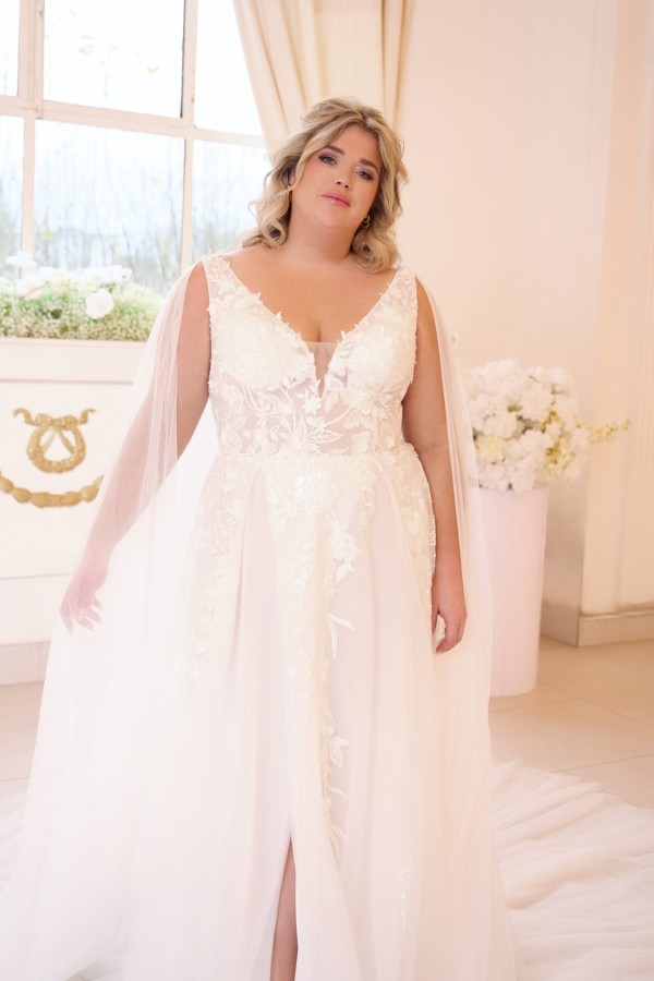 Summer Hochzeitskleider Boho Große Größe A Linie Spitze Brautkleider