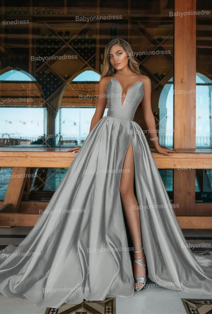 Elegante Abendkleid Grün | Abendkleider Lang Günstig Online