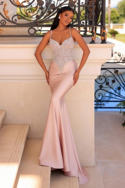 Wunderschöne Abendkleider Grün | Abiballkleider Lang mit Glitzer