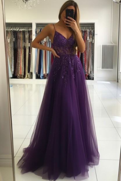 Luxus Abendkleider Blau | Abiballkleider Lang Glitzer