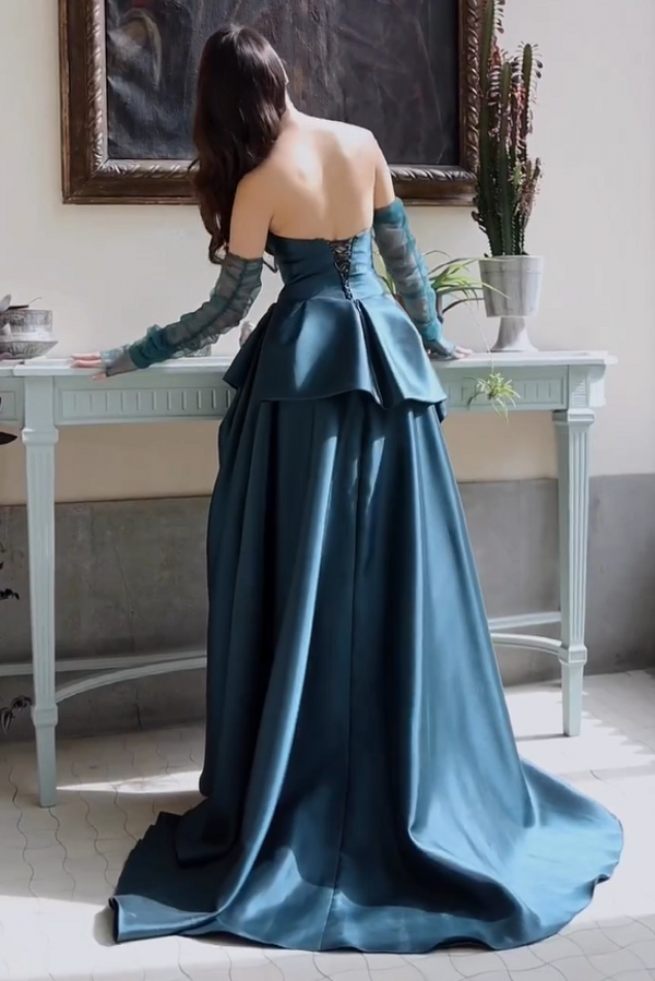 Türkische Abendkleider Lang Schlicht Ballkleider Abendmoden Online