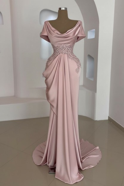 Schlichte Abendkleider Lang Silber | Günstige Abiballkleider Mit Glitzer