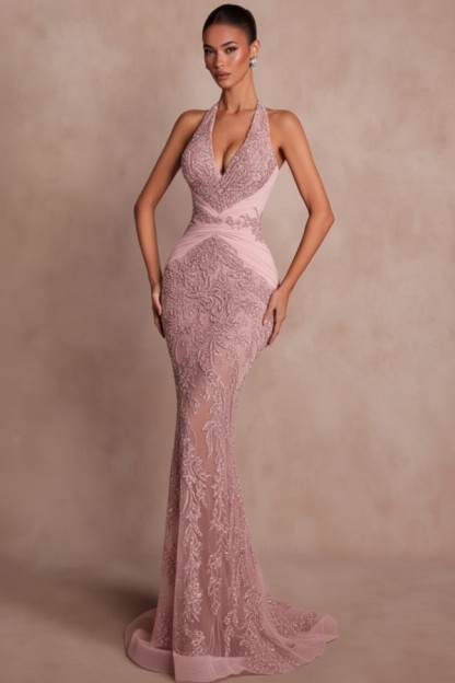 Dunkel Grün Abendkleider Lang Glitzer Ballkleider Spitze Online