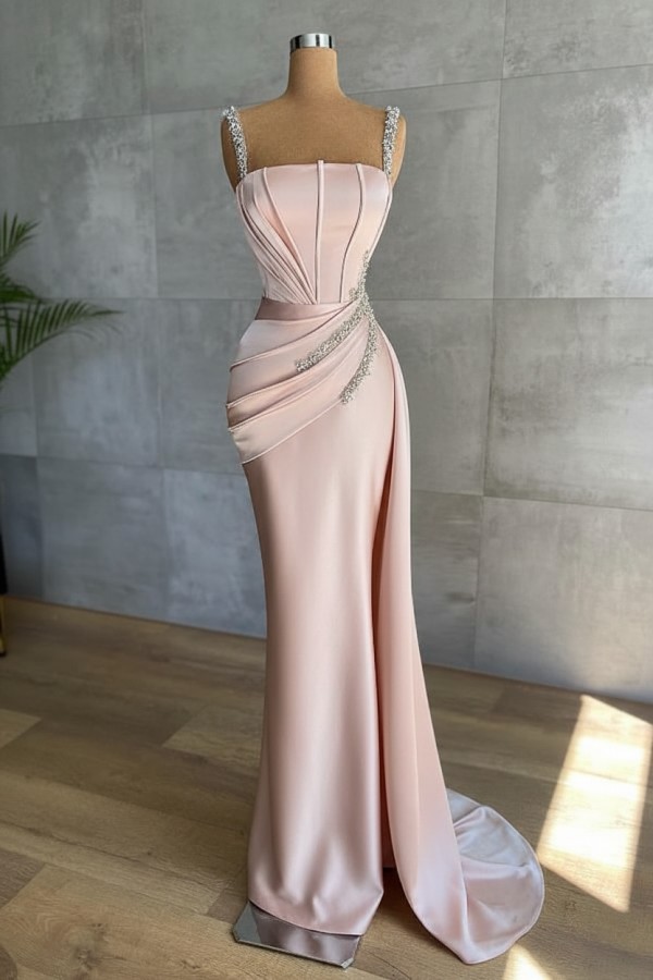 Champagne Abendkleider Lang Glitzer | Abendmoden Online