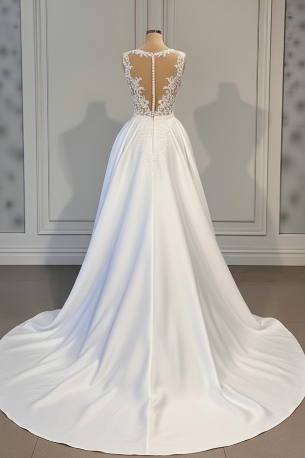 Wunderschöne Hochzeitskleider Günstig | Brautkleider A Linie Spitze