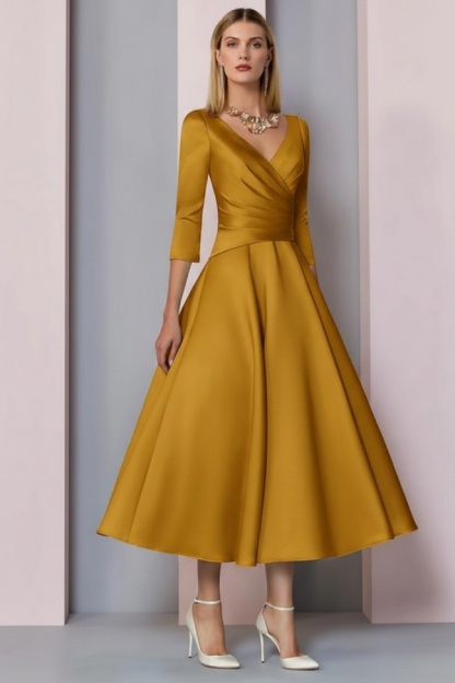 Elegante Brautmutterkleider Mit Ärmel | Kleider für Brautmutter