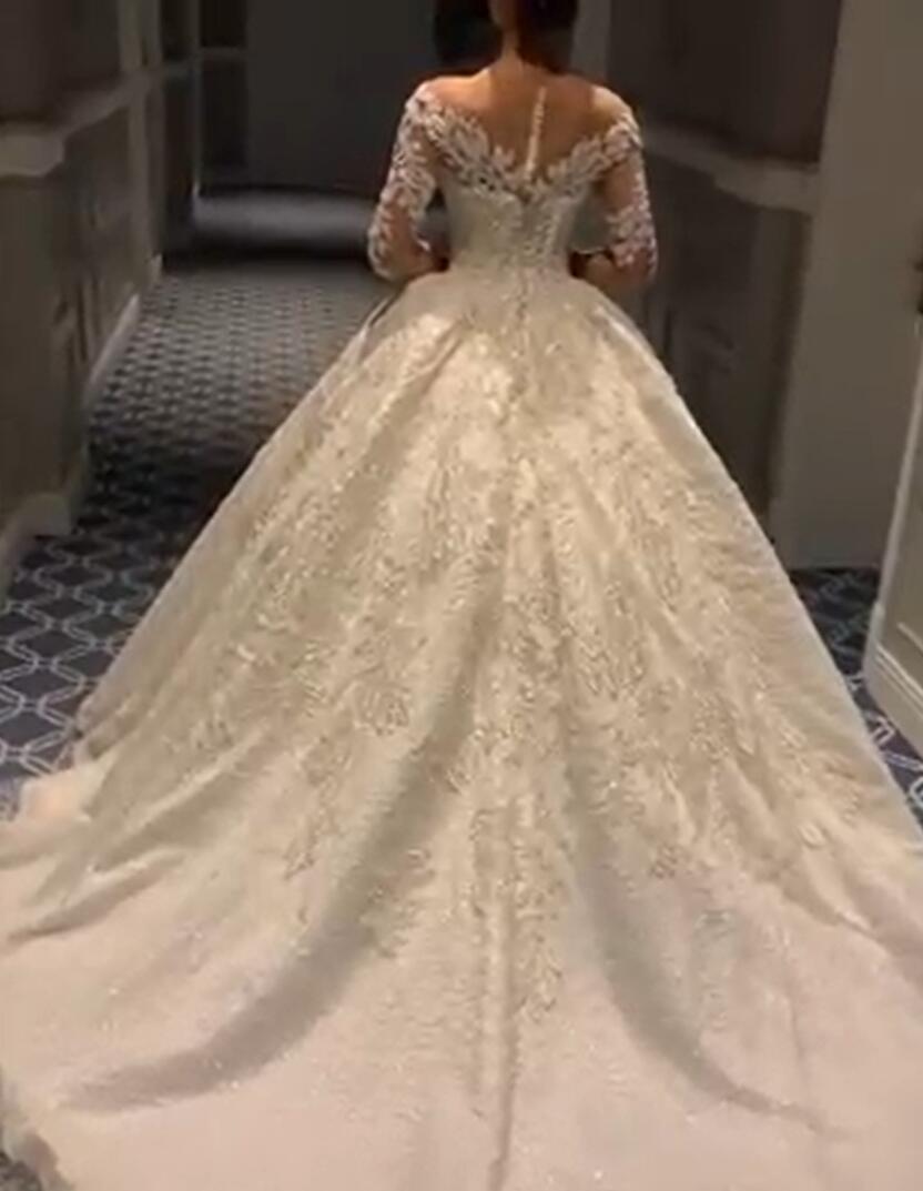 Weiß Brautkleider Günstig Prinzessin Mit Spitze Brautmoden Hochzeitskleider