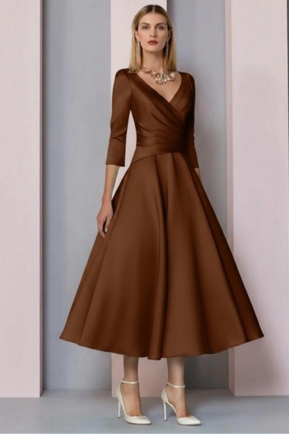 Elegante Brautmutterkleider Mit Ärmel | Kleider für Brautmutter