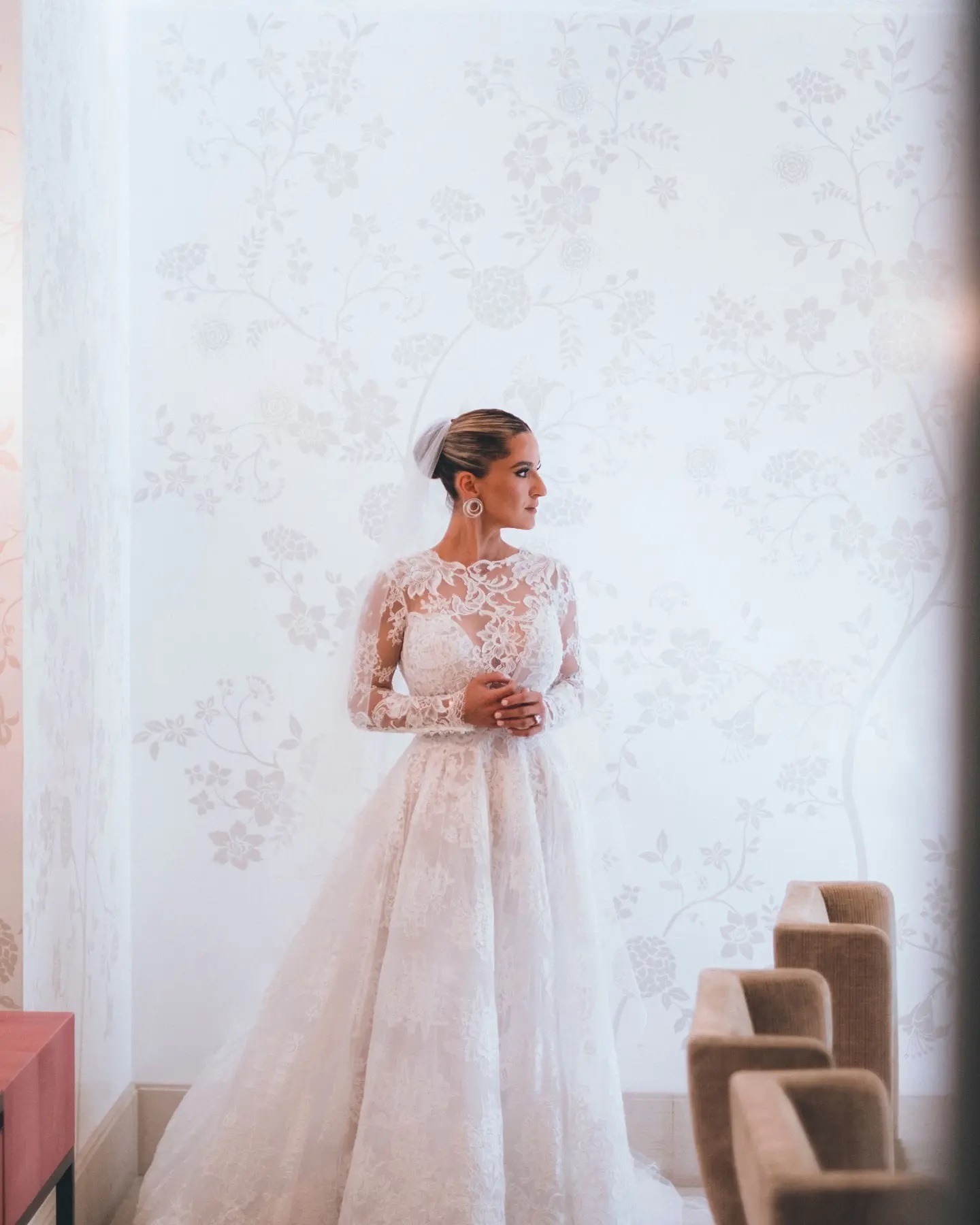 Designer Hochzeitskleider A LInie Spitze | Brautkleider mit Spitze