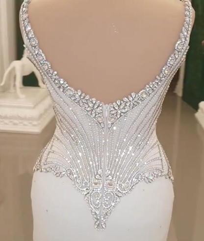 Fashion Brautkleider mit Glitzer | Hochzeitkleider Meerjungfrau Online
