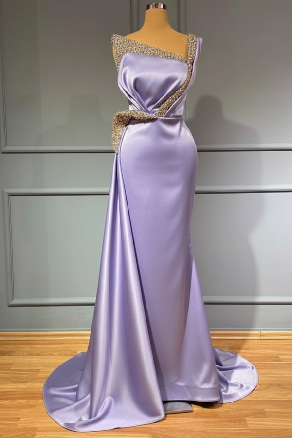 Blaues Abendkleid Lang Günstig | Abiballkleider mit Glitzer
