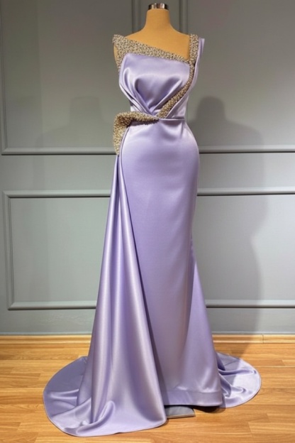 Blaues Abendkleid Lang Günstig | Abiballkleider mit Glitzer