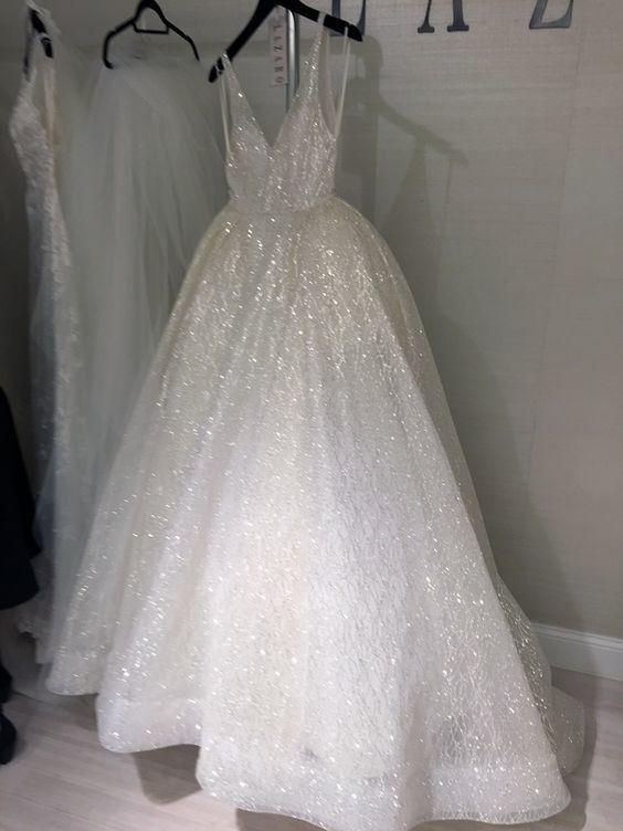 Elegante Abendkleider Lang Weiß Pailletten A Line Abiballkleider Günstig Online