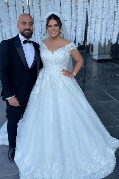 Fashion Hochzeitskleider A Linie | Brautkleider mit Spitze-babyonlinedressde