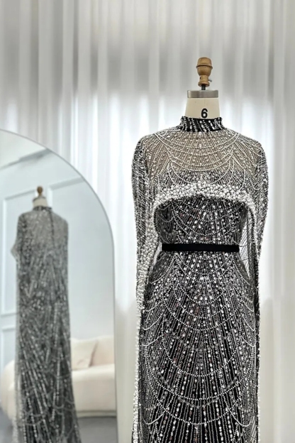 Elegante Abiballkleider Lang Glitzer | Abendkleider Mit Jacket